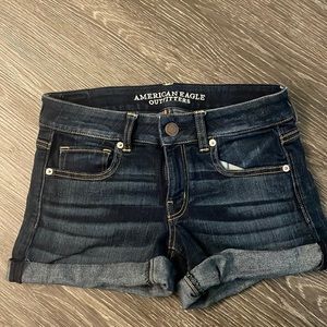 American Eagle Dark Jean Shorts
